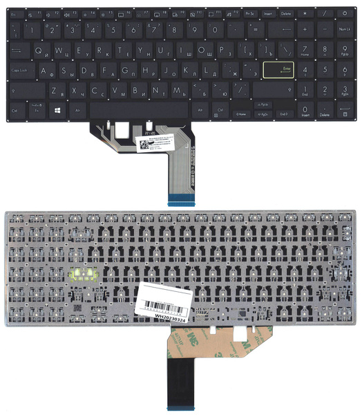 Клавиатура для ноутбука Asus VivoBook 15 K513E черная - купить с ...