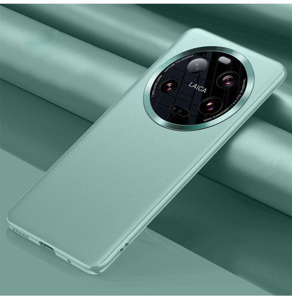 Кожаный чехол для Xiaomi 13 Ultra (Сяоми 13 Ультра, Ксиаоми) бампер ...