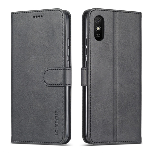 LCIMEEKE Кожаный книжка чехол для Xiaomi Redmi 9A (редми 9А) с ...