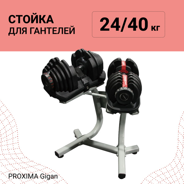 Стойка для регулируемых гантелей PROXIMA Gigant, Арт. RK-ADB-552R для ...