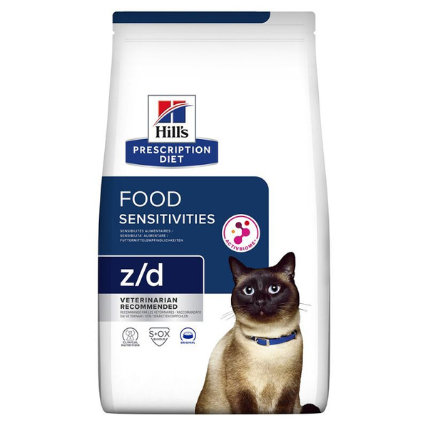 HILL'S Prescription Diet Feline Z/D Сухой гипоаллергенный корм для ...