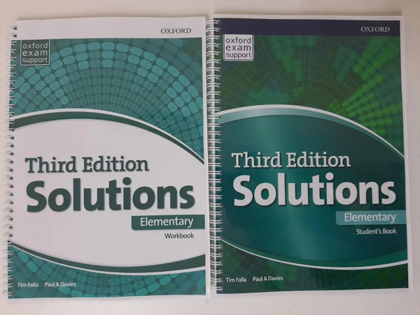 Solutions (3rd edition) Elementary: Student Book + Workbook - купить с ...