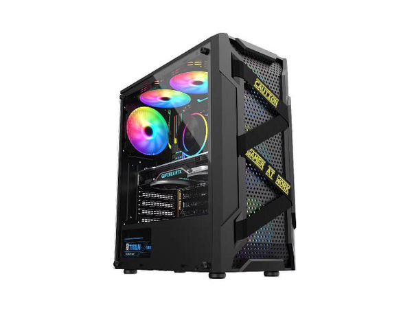 OEM Компьютерный корпус Mid-Tower Compact Computer Case, черный (Mid ...