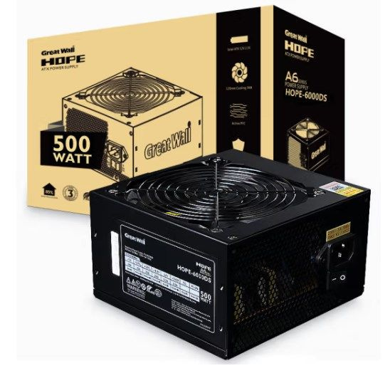 Блок питания компьютера Great Wall HOPE-6000DS 500W, 500 Вт - купить с ...