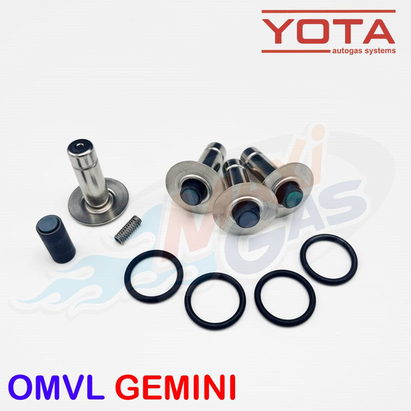 Характеристики Ремкомплект форсунок ГБО YOTA (OMVL) Gemini 4 цилиндра ...