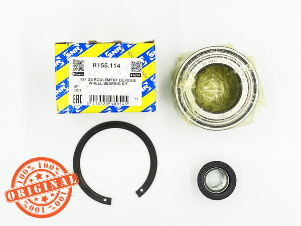 Подшипник задней ступицы SNR R155.114 Дастер 4WD, Каптюр, Террано ...