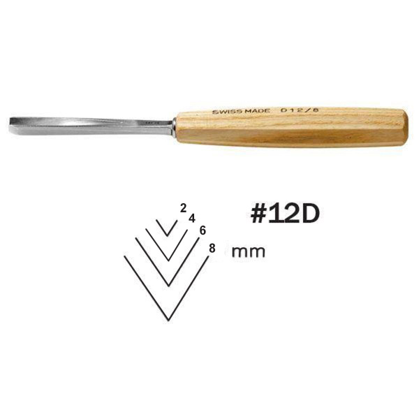 Стамеска D 12/6 прямая уголок 60 градусов, компактная Pfeil купить по ...