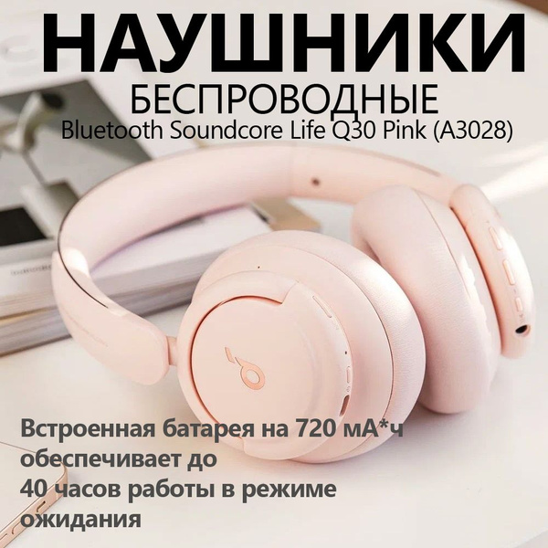 Наушники Накладные soundcore Life Q30 (A3028) - купить по доступным ...