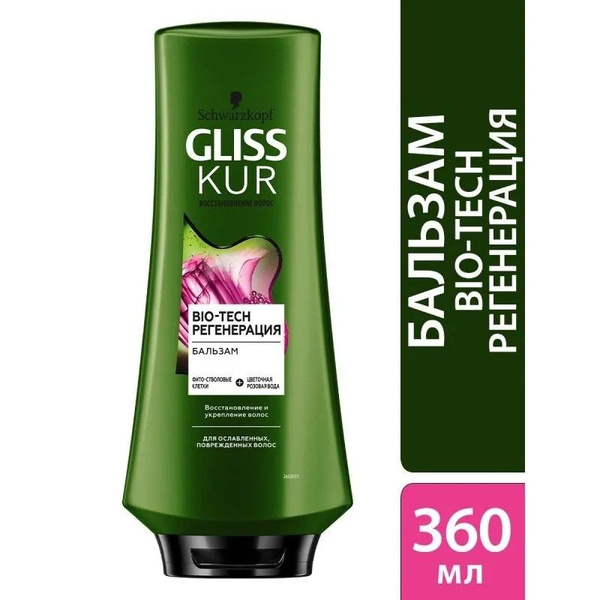 Глисс кур Бальзам для волос, 360 мл - купить с доставкой по выгодным ...