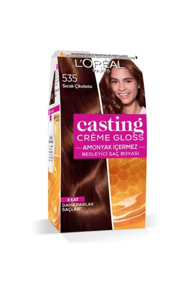 Краска для волос Loreal Paris Casting Creme Gloss 535 Горячий шоколад ...