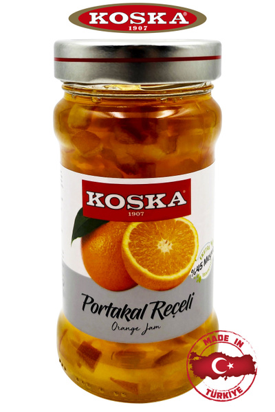Натуральное варенье из апельсинов, "Koska", Portakal Receli, 380гр ...