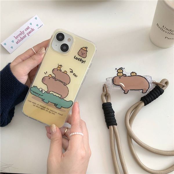 Чехол Для Телефона С Мультяшным Изображением Капибары-крокодила Для ...