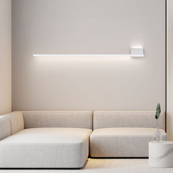 Настенный светильник Современные настенные лампы_80cm-Белый - слева ...