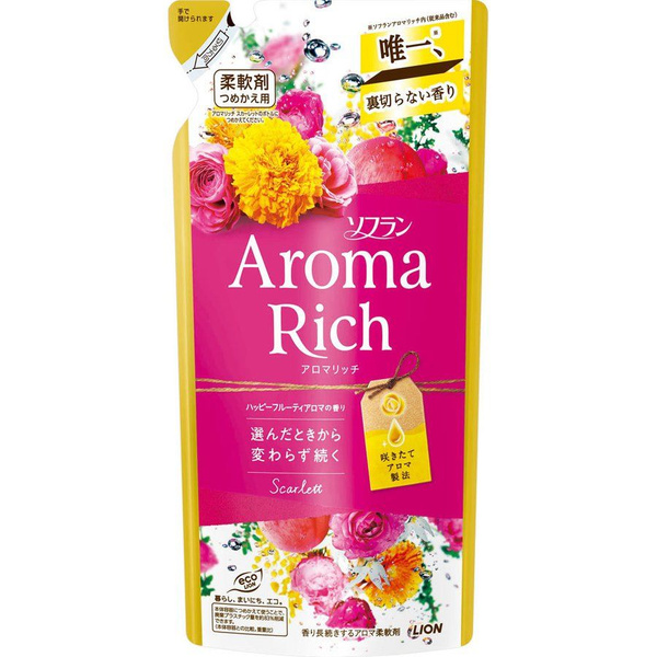 LION / Кондиционер для белья "AROMA" (ДЛИТЕЛЬНОГО действия "Aroma Rich ...