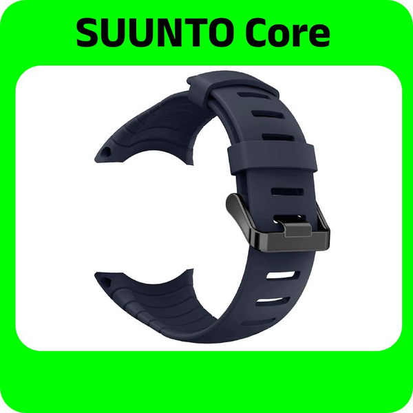 Ремешок для SUUNTO CORE силиконовый СИНЕ-СЕРЫЙ + винты + отвертки ...