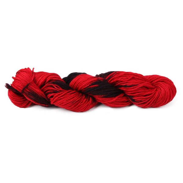 (1 рулон) Акриловые нитки для секционного крашения Wool-02 Big Red and ...