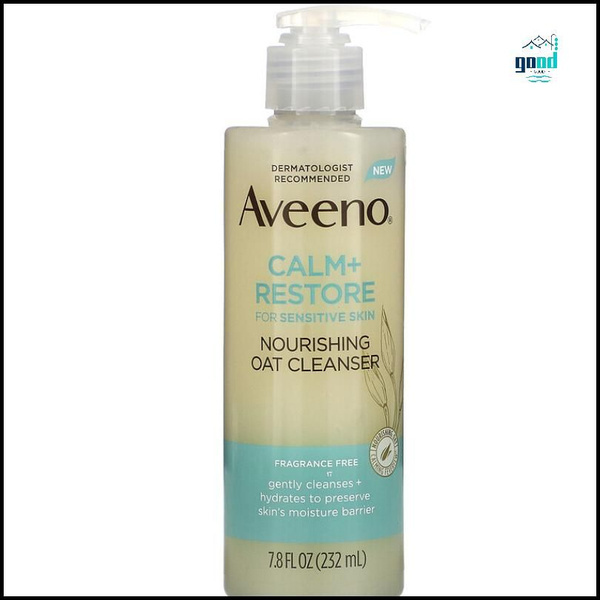 Aveeno, Calm + Restore, Питательное очищающее средство из овса, без ...