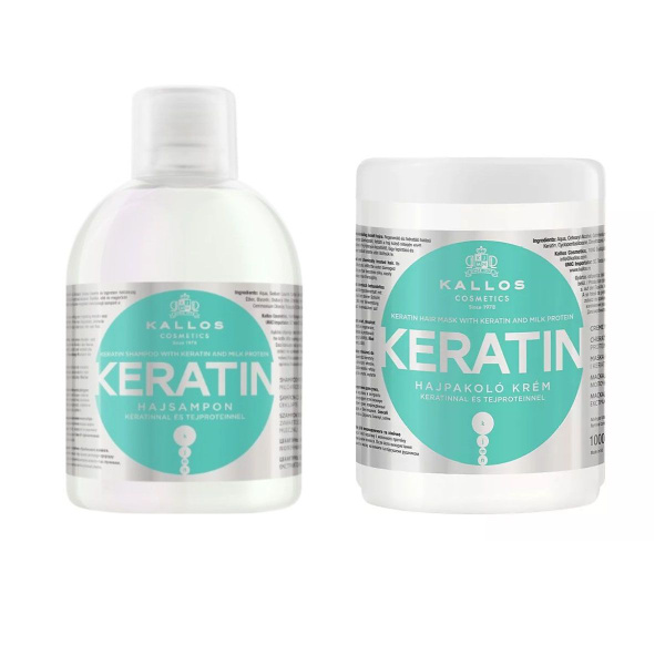 Kallos Cosmetics Набор для сухих, поврежденных и химически обработанных ...