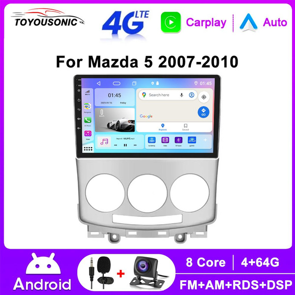 Магнитола 4+64 Гб Android для Mazda 5 2005-2010/ Автомагнитола Андроид ...