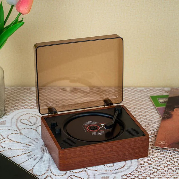 1900Y CD-проигрыватель, винтажный проигрыватель пластинок в стиле ...