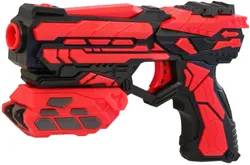 Игрушечный бластер - отличный подарок для маленького героя. Стрельба производится мягкими поролоновыми патронами на присосках, которые  ...