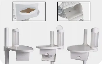 Столик (полочка) на штангу стоматологической установки с боксами для салфеток и стаканов