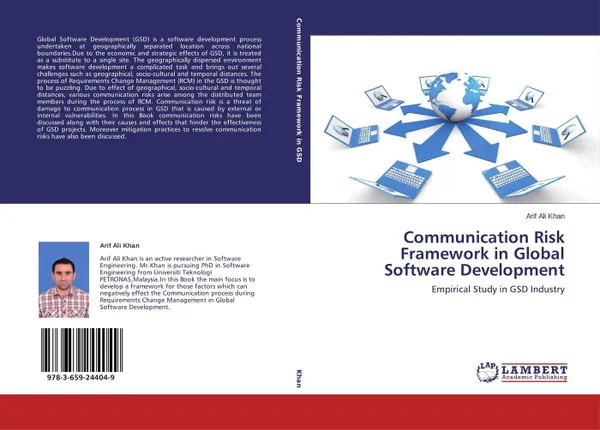 Обложка книги Communication Risk Framework in Global Software Development, Arif Ali Khan