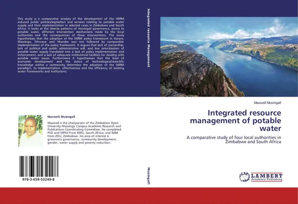 Обложка книги Integrated resource management of potable water, Maxwell Musingafi