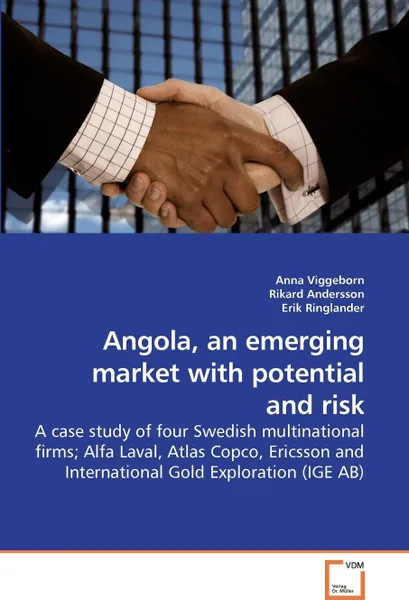 Обложка книги Angola, an emerging market with potential and risk, Anna Viggeborn, Rikard Andersson, Erik Ringlander