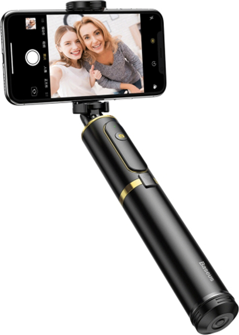 фото Baseus Монопод-трипод Fully Folding Selfie Stick SUDYZP-D1V, Black/Gold
