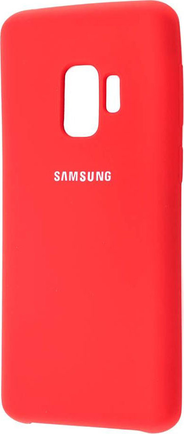 фото Чехол-накладка для сотового телефона Samsung Galaxy S9, Silicone cover, Silky and soft-touch finish, оранжевый