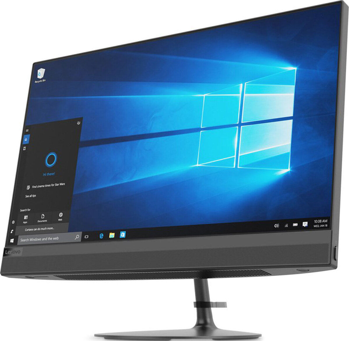 фото 21.5" Моноблок Lenovo IdeaCentre 520-22IKU (F0D500LARK), черный