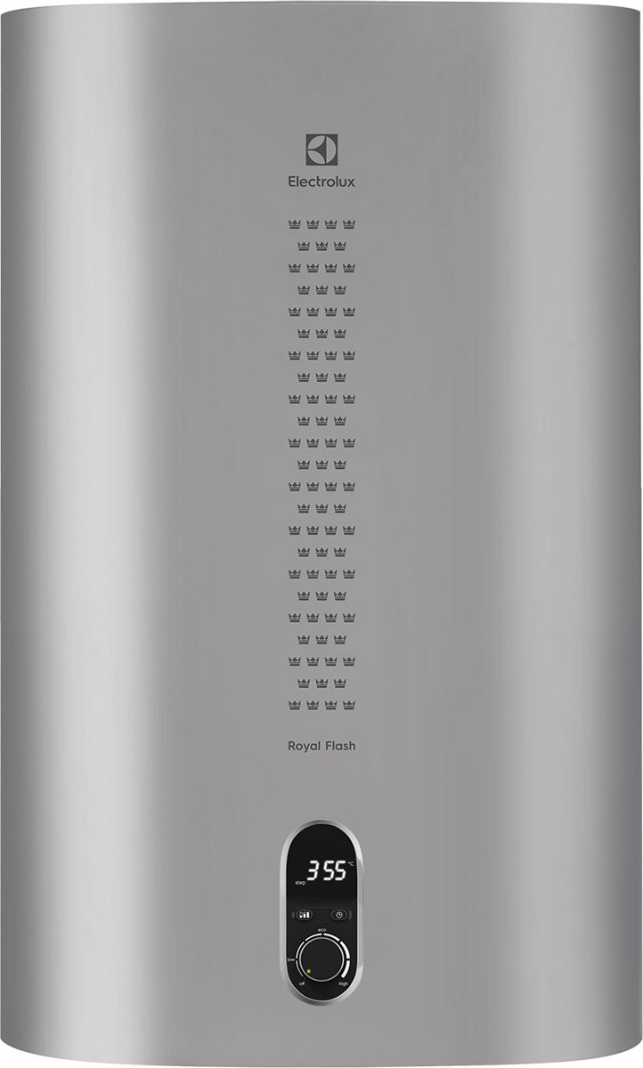 фото Водонагреватель накопительный электрический Electrolux EWH 80 Royal Flash Silver, 80 л, серебристый