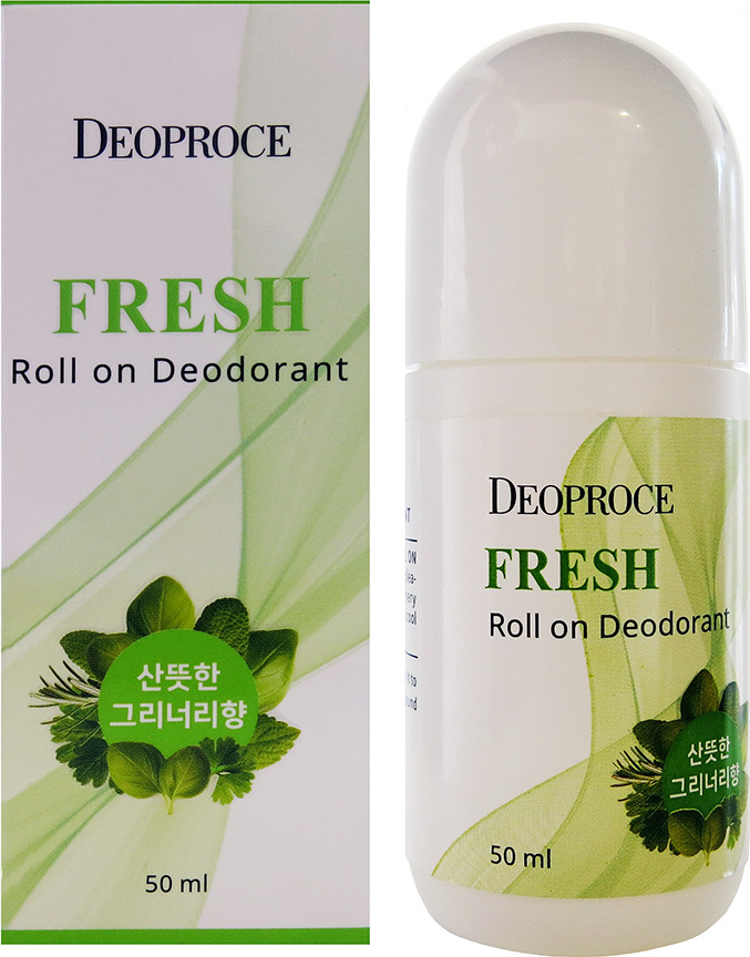 фото Дезодорант роликовый FRESH ROLL ON DEODORANT 50 мл. Deoproce