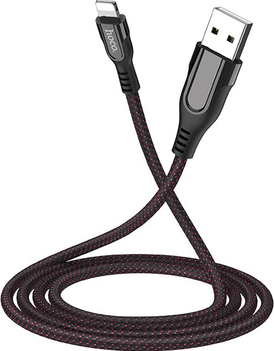 фото Кабель USB Hoco U54 Advantage Lightning, 1,2 м, черный