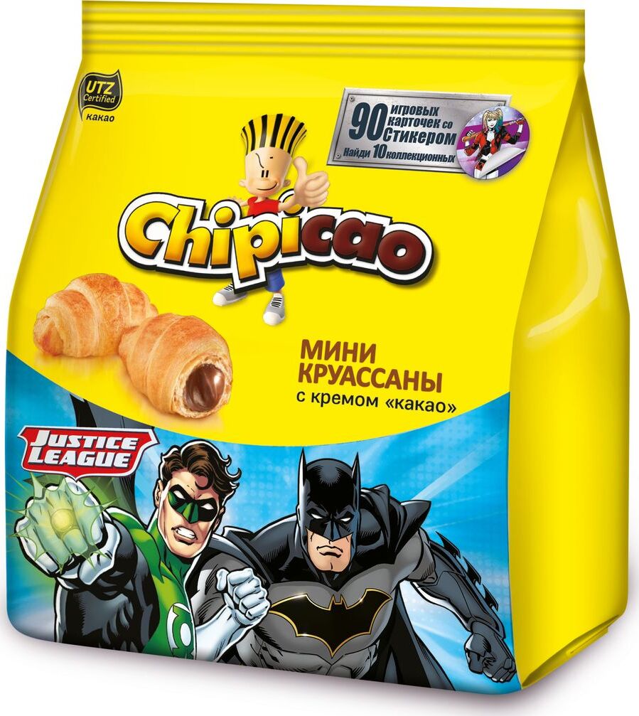 Характеристики Chipicao Мини круассаны с кремом Какао, 50 г, подробное ...