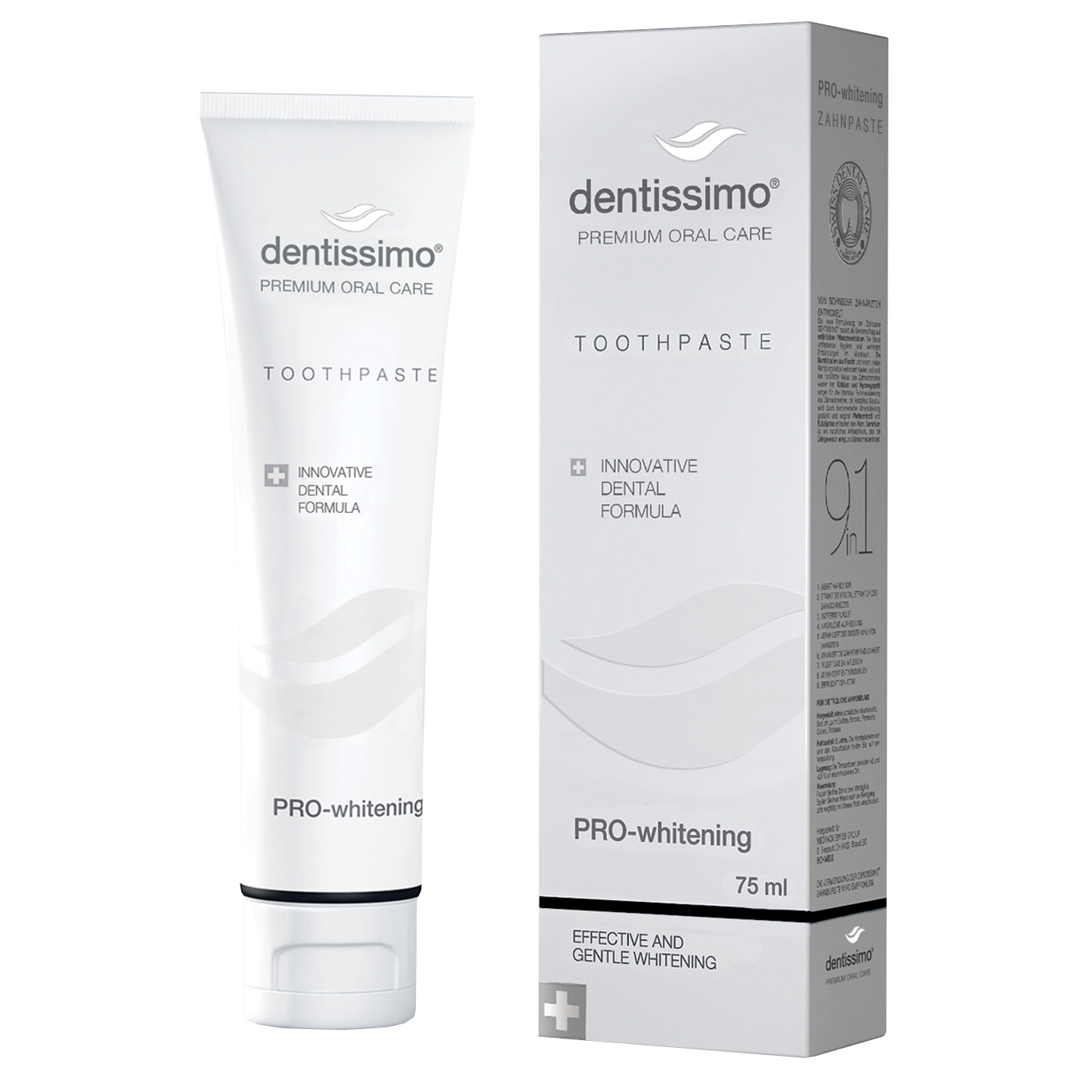 Зубная паста Dentissimo PRO-whitening отбеливающая - купить по выгодной ...