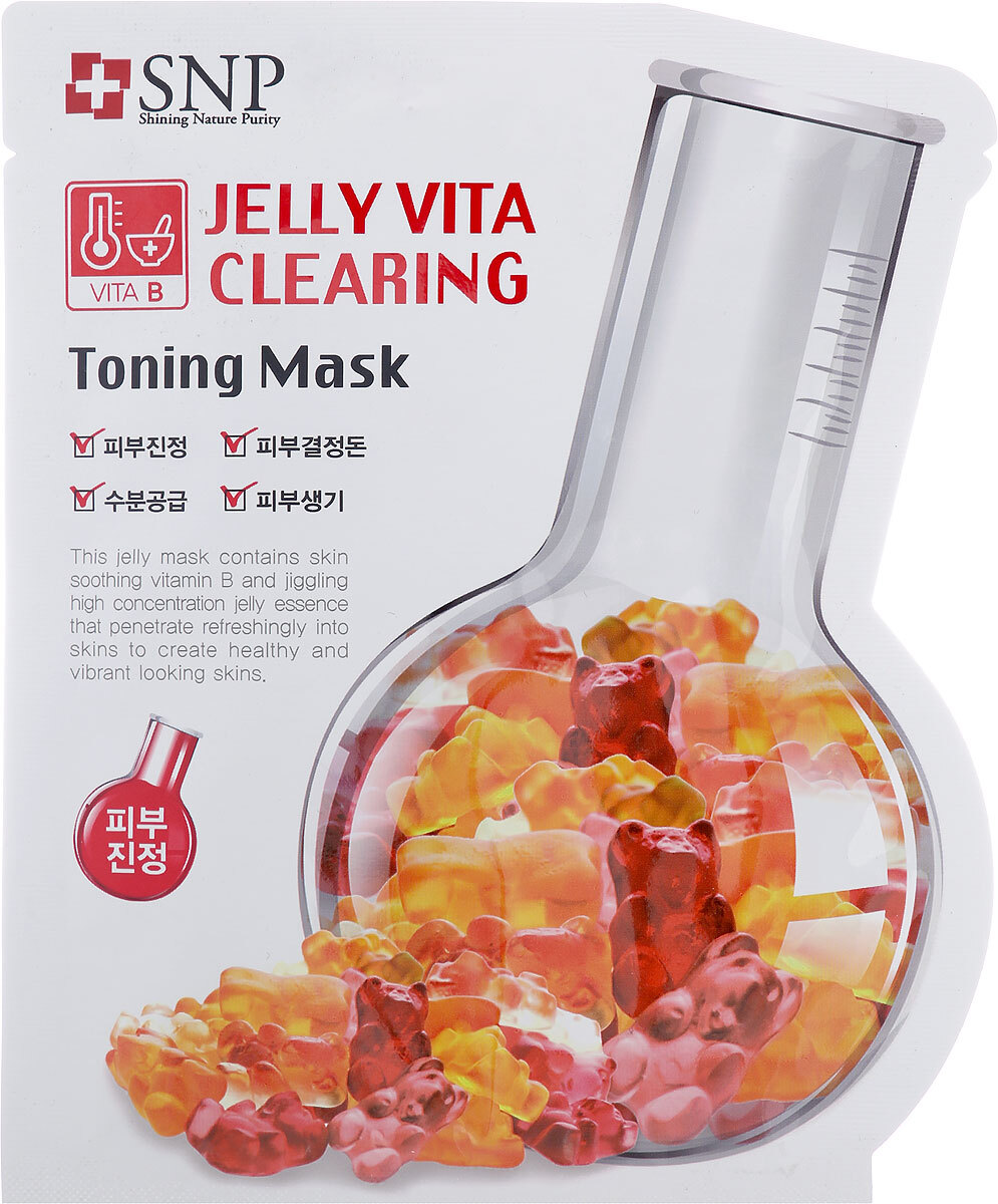 Clear tone. Тканевая маска для лица SNP Jelly Vita Firming Toning. SNP Jelly Vita Firming Toning Mask маска c витамином а. SNP тканевая маска Jelly Vita Hydrating Toning с витамином е. SNP тканевая маска Jelly Vita Brightening Toning Mask с витамином с.