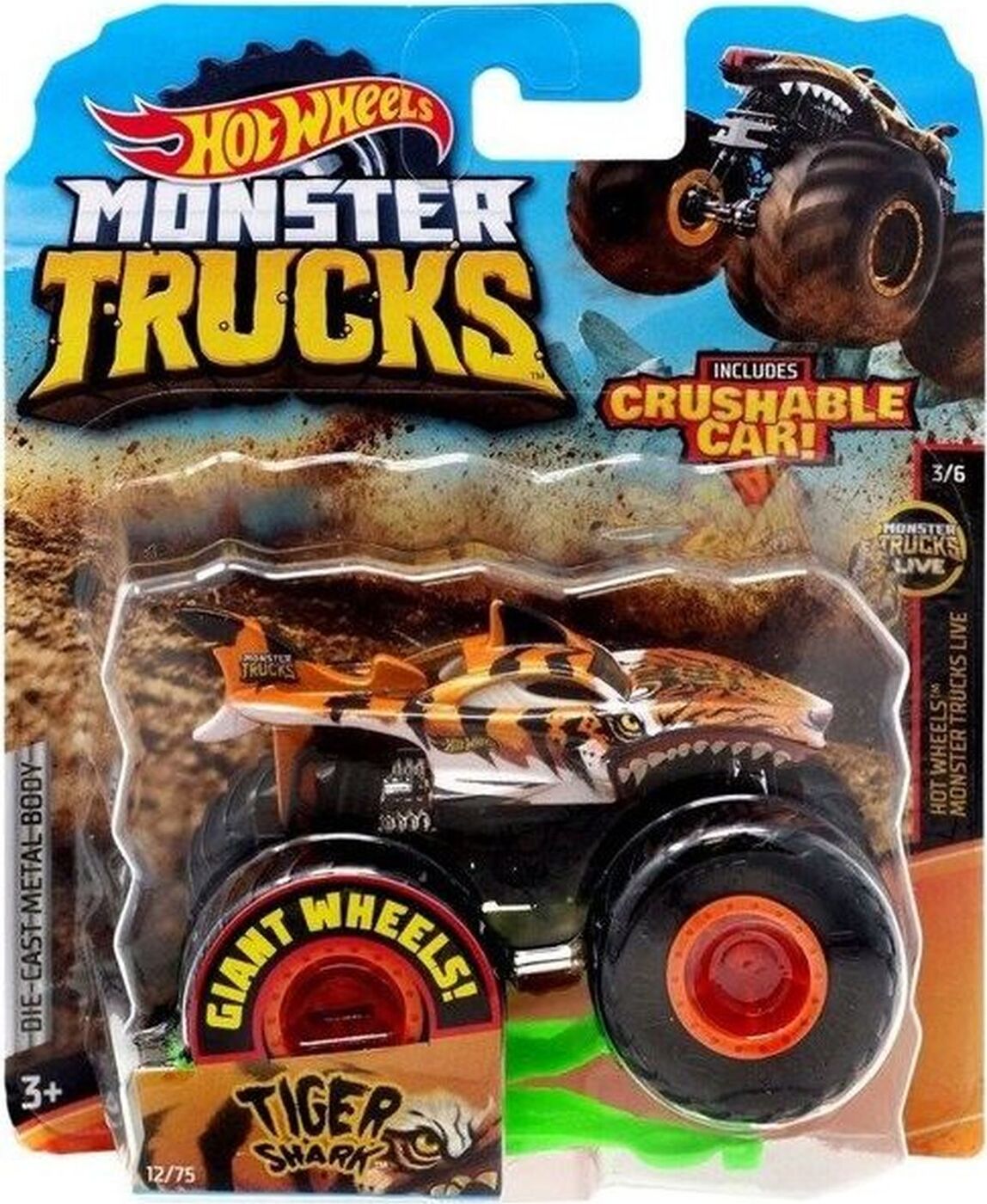 hot wheels monster truck shark