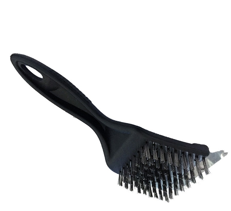Щетка для барбекю. Щетка для мангала с деревянной ручкой. grill brush.