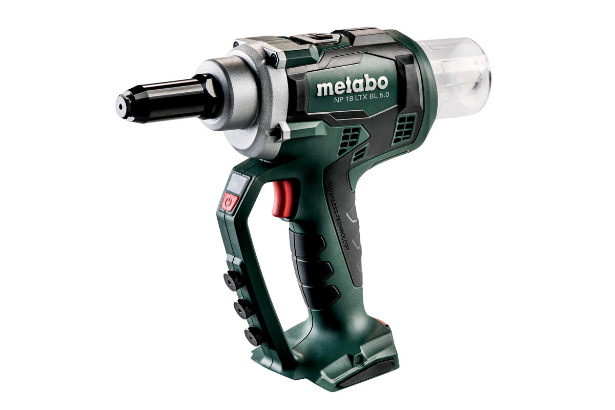 Аккумуляторный заклепочный пистолет Metabo NP 18 LTX BL 5.0