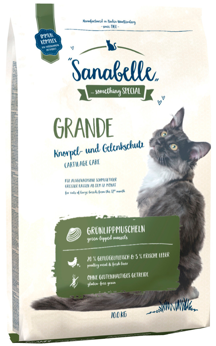Сухой корм SANABELLE GRANDE для взрослых кошек крупных пород (10 кг ...