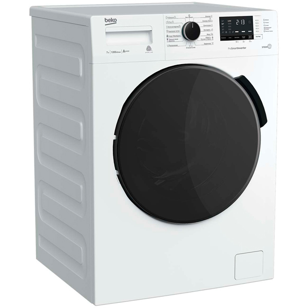 Узкая стиральная машина Beko WSPE7612W, 7 кг, белый