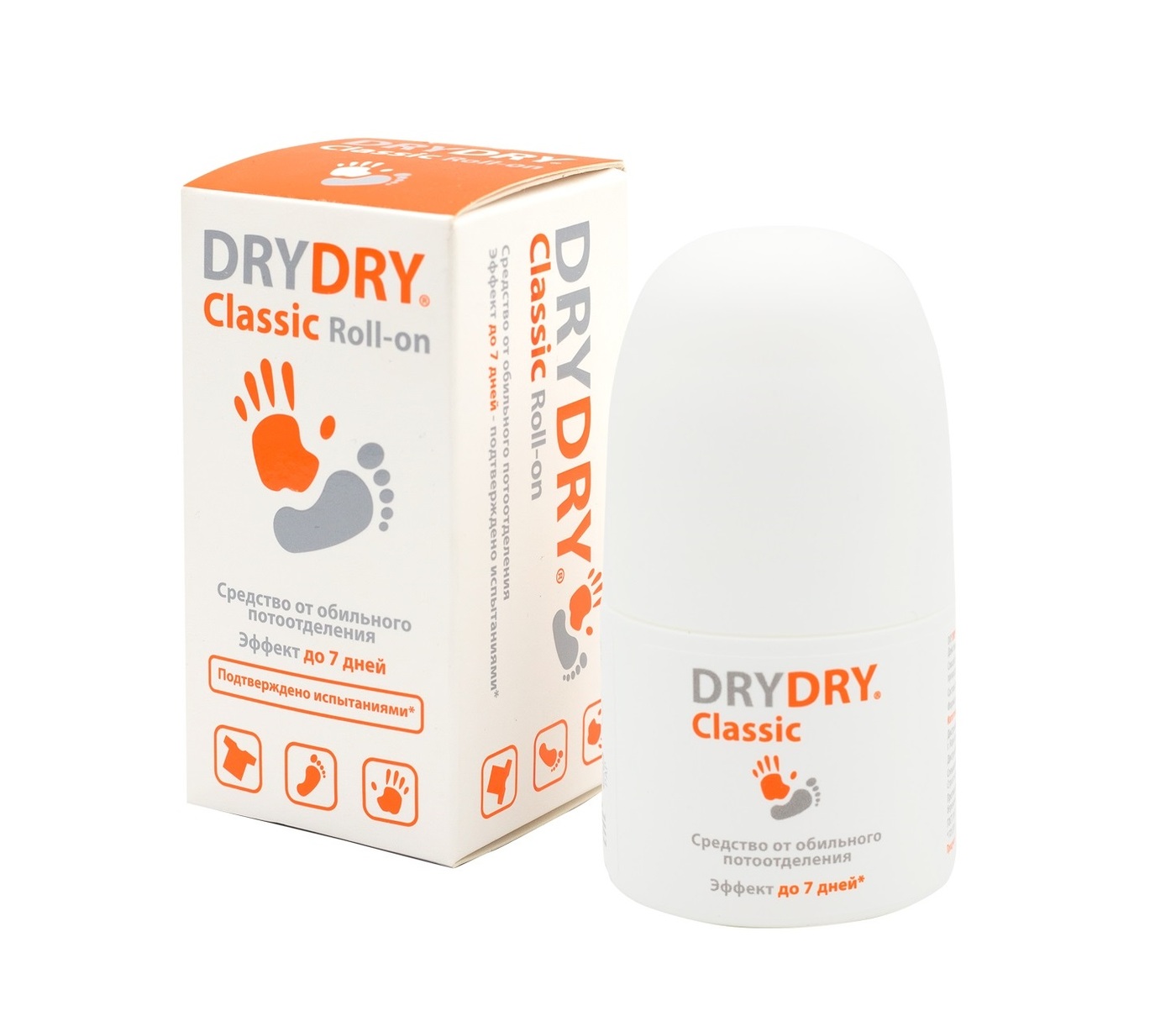 Dry Dry Дезодорант Classic Roll-on / Драй Драй Классик Ролл-он, 35мл.