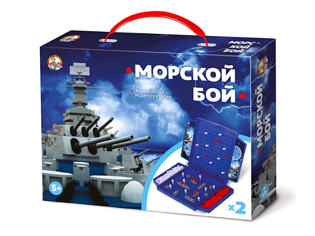 Игра Морской бой, мини - купить с доставкой по выгодным ценам в  интернет-магазине OZON (180312833)