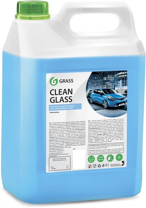 Очиститель стекол Grass Clean Glass, бытовой, 5 кг — купить в интернет ...