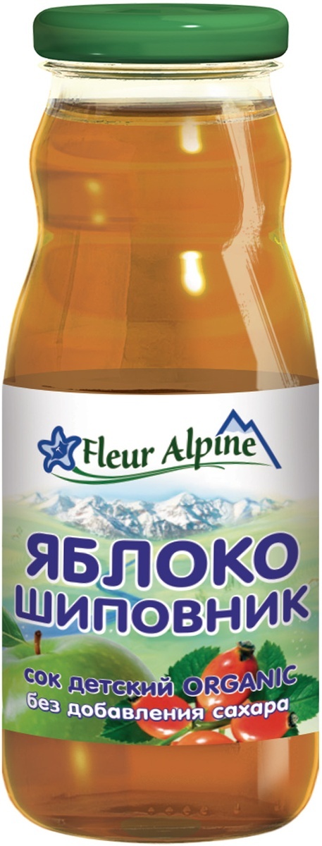Сок детский Fleur Alpine Яблочно-шиповниковый, с 5 месяцев, 200 мл ...