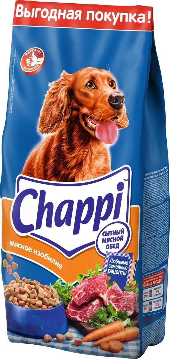 Корм сухой для собак Chappi