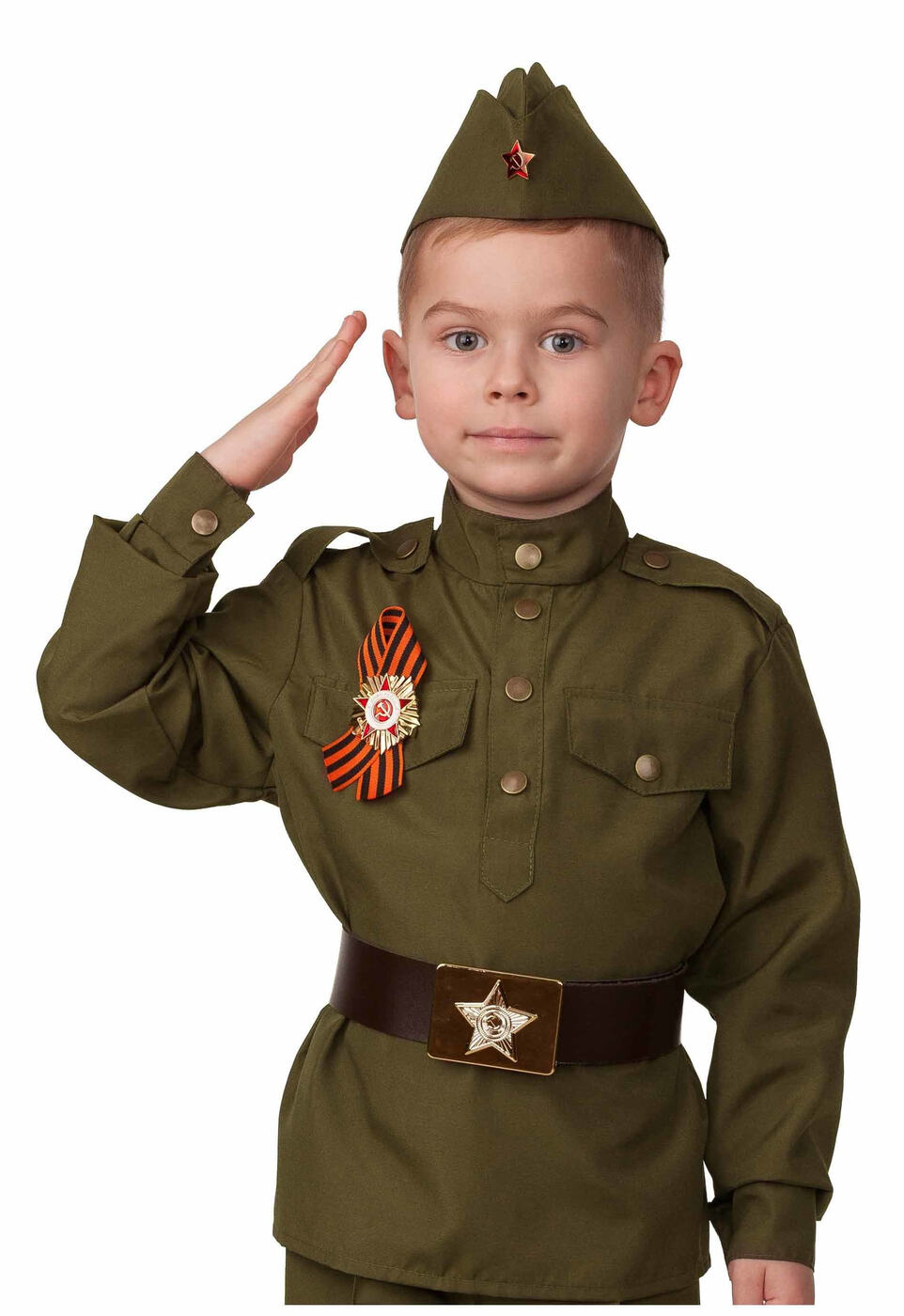 Дети в военной форме