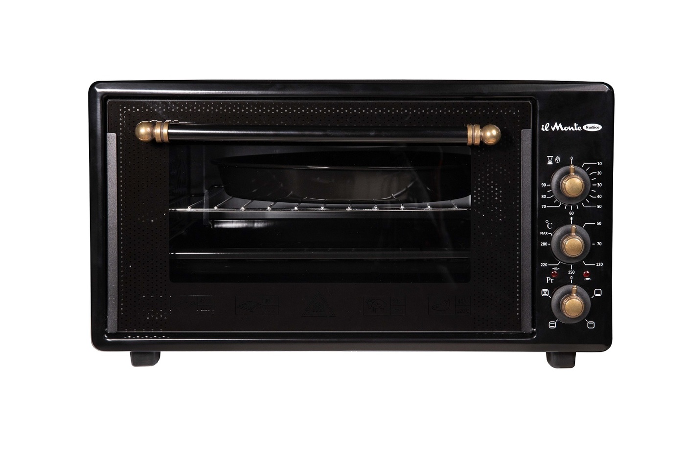 Мини-печь il Monte EO-4505 BLACK RUSTICO, черный — купить в интернет ...